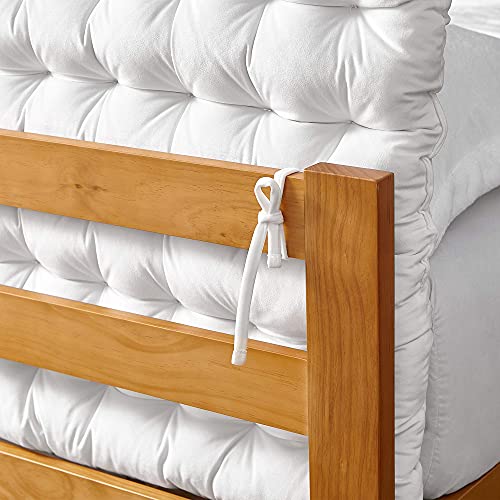 DormCo Rainha Cushion Tufted College Headboard - White Velvet