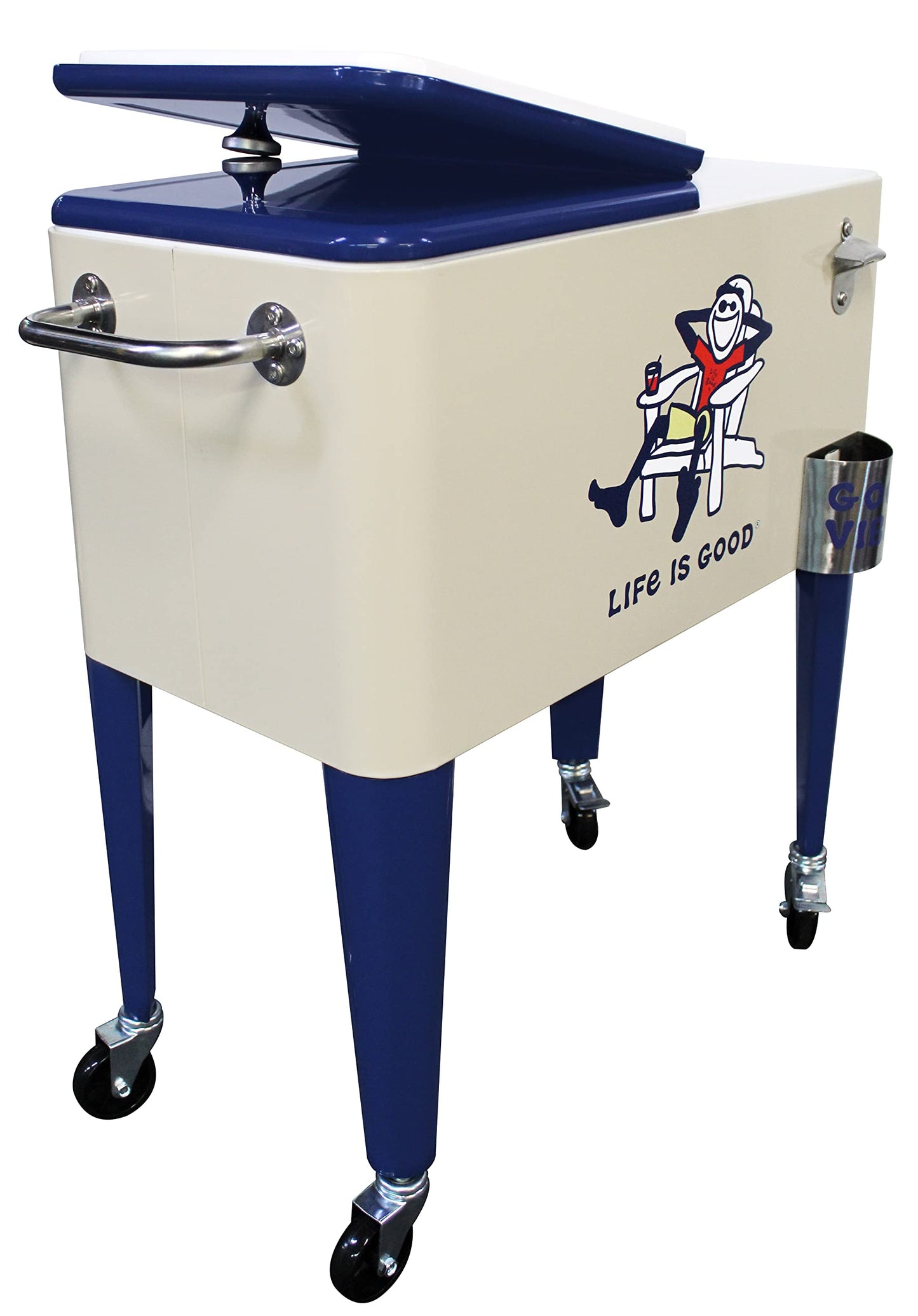 Leigh Country 60 Qt. Rolling Life is Good Cooler - Ad Jake