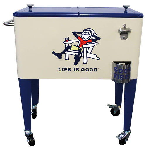 Leigh Country 60 Qt. Rolling Life is Good Cooler - Ad Jake