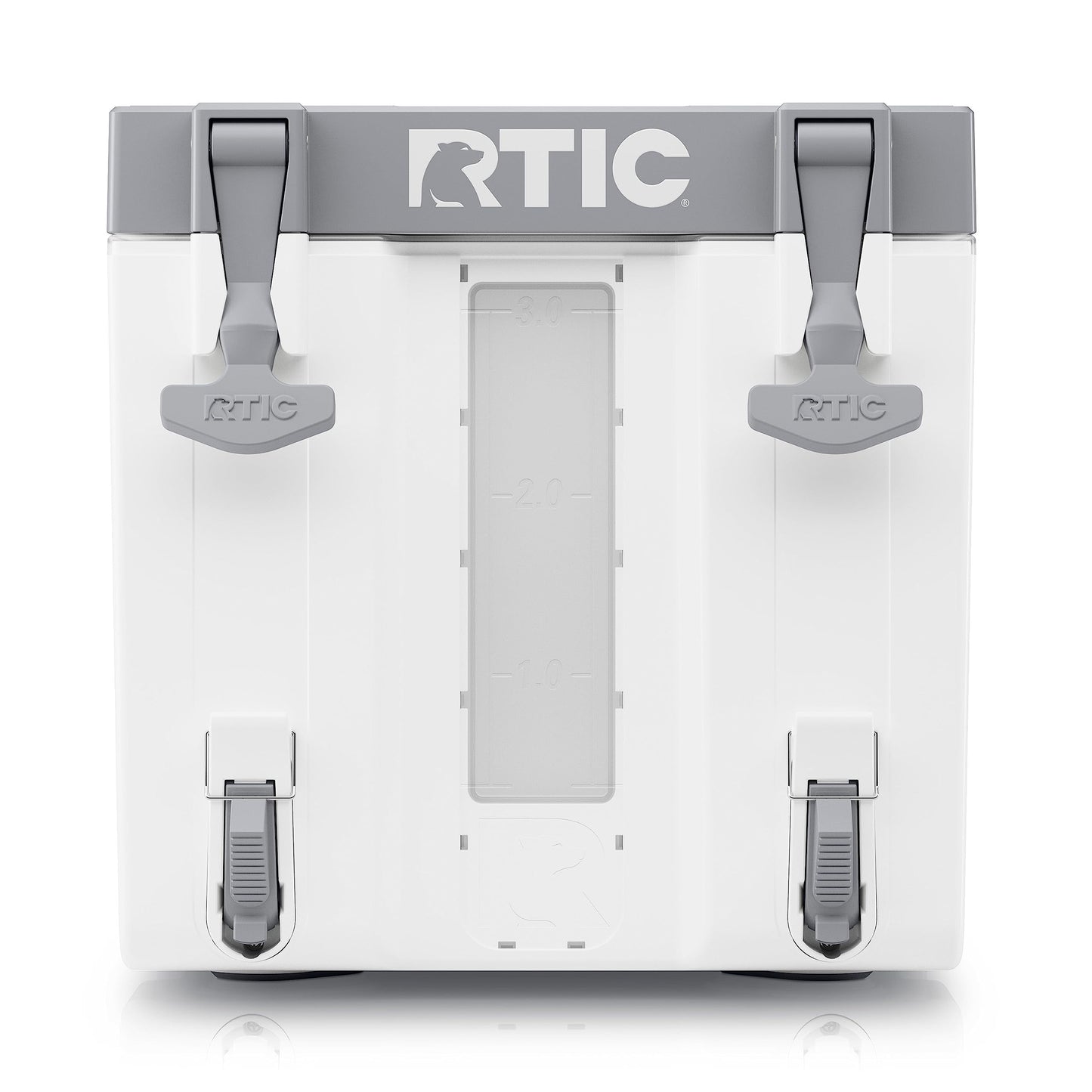 RTIC Ultimate Patio 3 Gallon Portable Drink Beverage Dispenser, Stackable with 2 Taps, Bottleless, BPA-Free, for Sports, Camping, BBQ, Parties, Picnic, and More, White