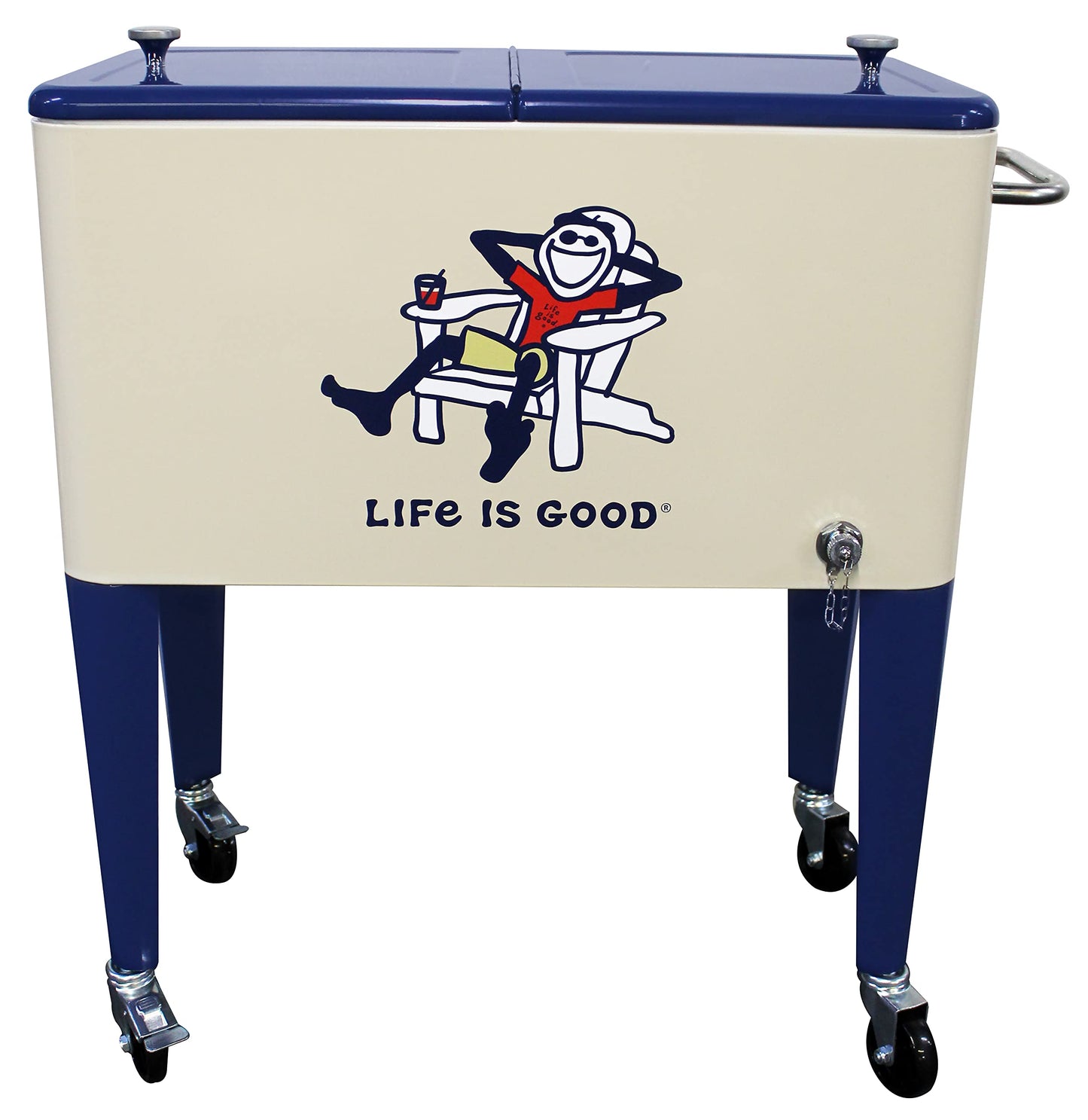 Leigh Country 60 Qt. Rolling Life is Good Cooler - Ad Jake