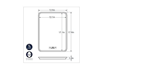 Nordic Ware Natural Aluminum Commercial Baker's Half Sheet, 2-Pack, Silver