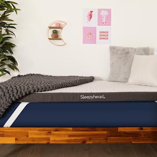 Sleepyhead 3-Inch Twin XL Mattress Topper - Gel-Infused Memory Foam Topper with Washable Cover - College Dorm Room Essential (Twin XL, 3'' Gel Topper)