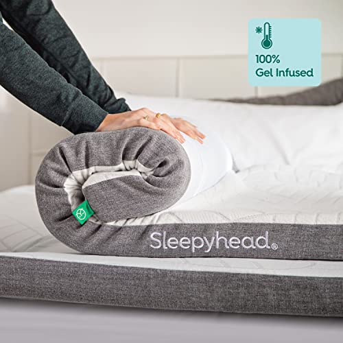 Sleepyhead 3-Inch Twin XL Mattress Topper - Gel-Infused Memory Foam Topper with Washable Cover - College Dorm Room Essential (Twin XL, 3'' Gel Topper)