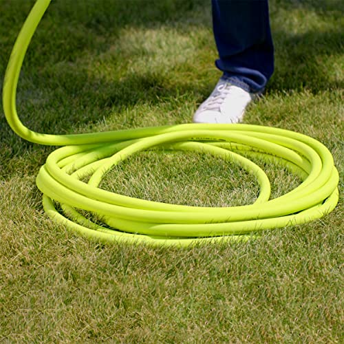 Flexzilla Garden Hose 5/8 in. x 50 ft, Heavy Duty, Lightweight, Drinking Water Safe, ZillaGreen - HFZG550YW-E